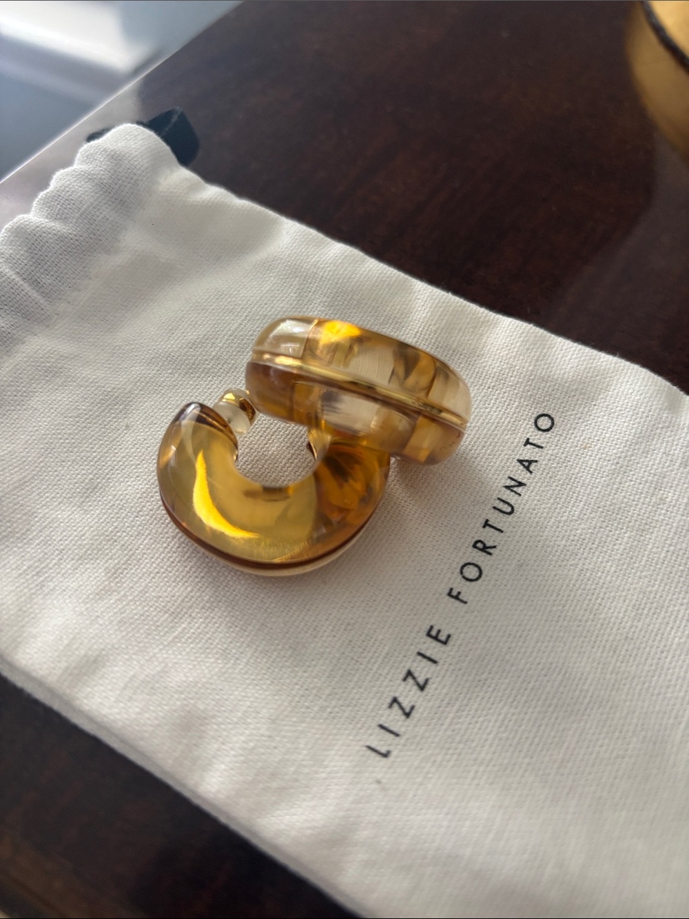 Lizzie Fortunato Halo Hoops Champagne